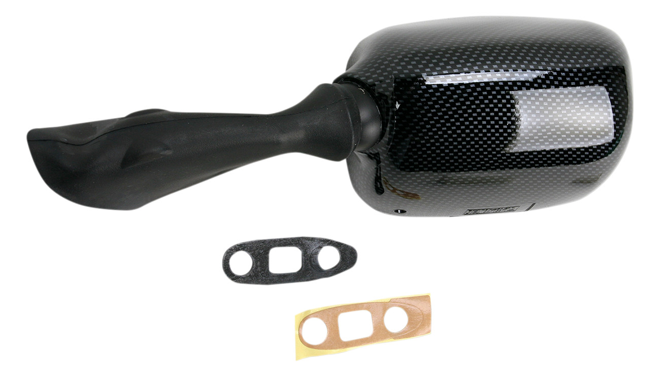 Left Mirror Replacement - Carbon Fiber Look - Suzuki - Click Image to Close