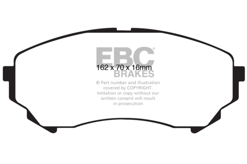 Ultimax2 Front Brake Pads - For 08-13 Cadillac CTS 3.6 (315mm Rear Rotors) - Click Image to Close