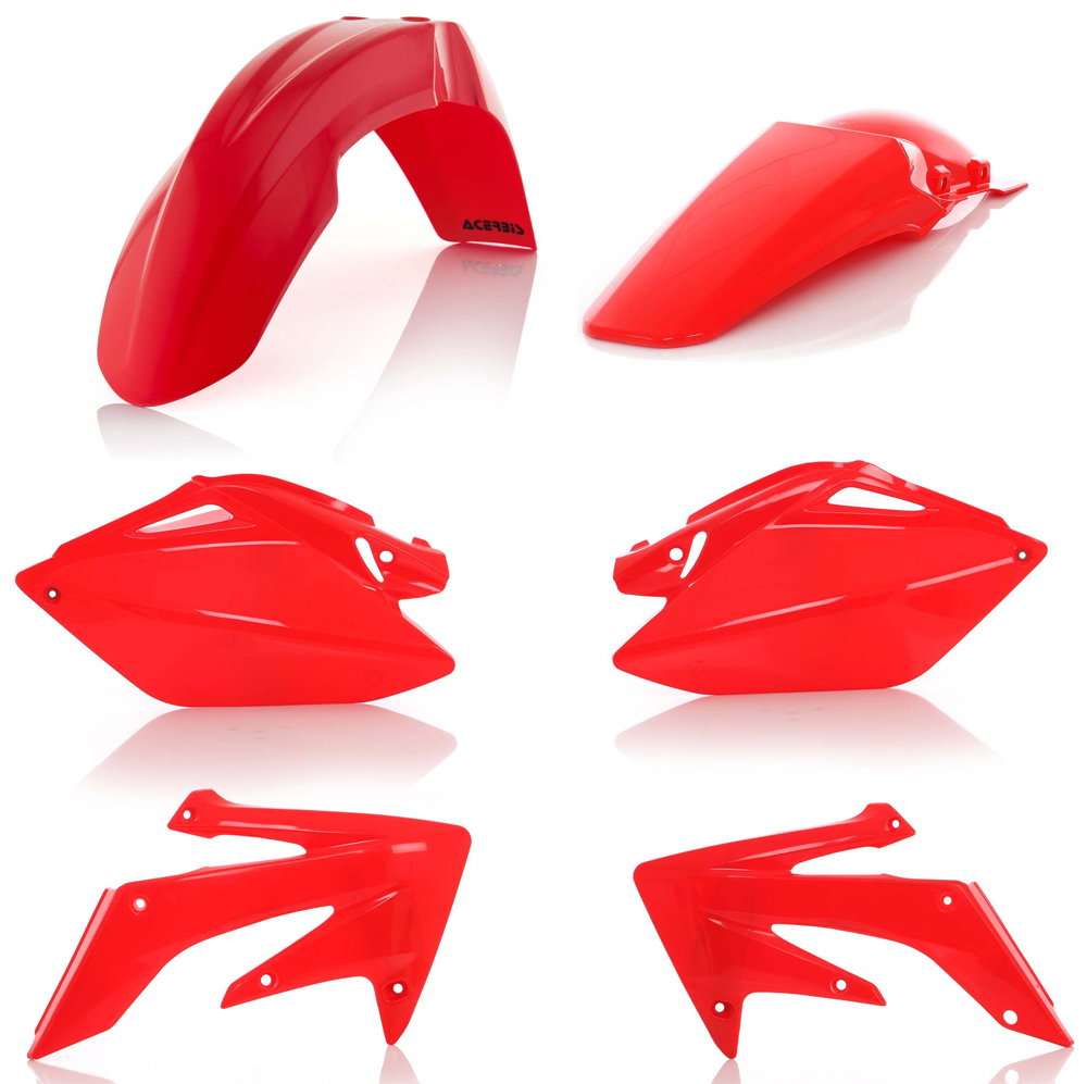 Red Plastic Kit - For 06-09 Honda CRF250R - Click Image to Close