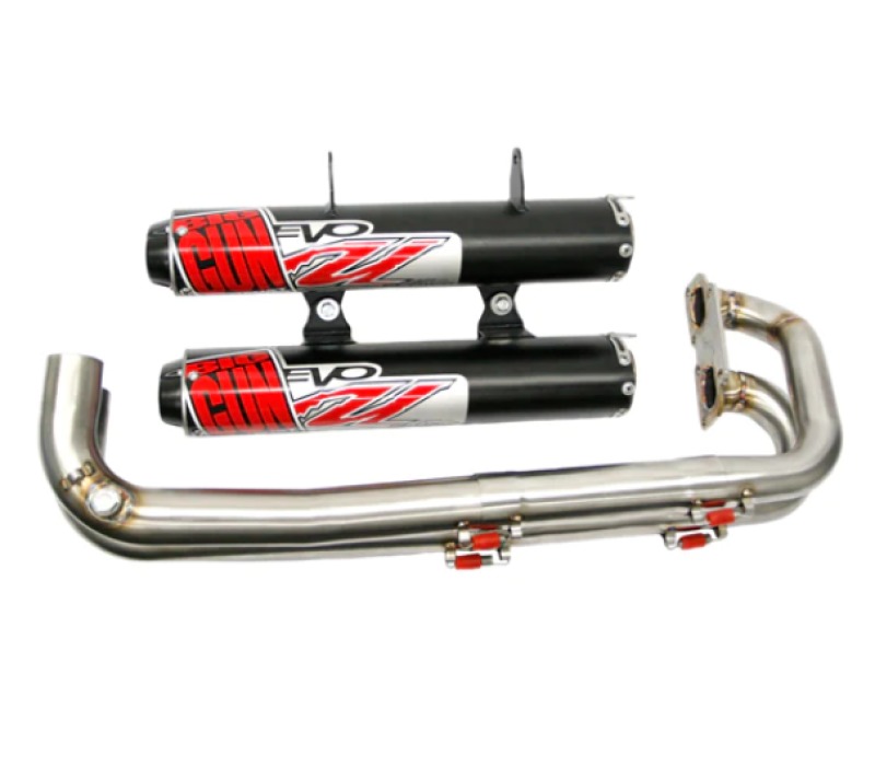 18-22 Polaris RZR RS1 EVO U Series Dual Full Syst Exhaust - Click Image to Close