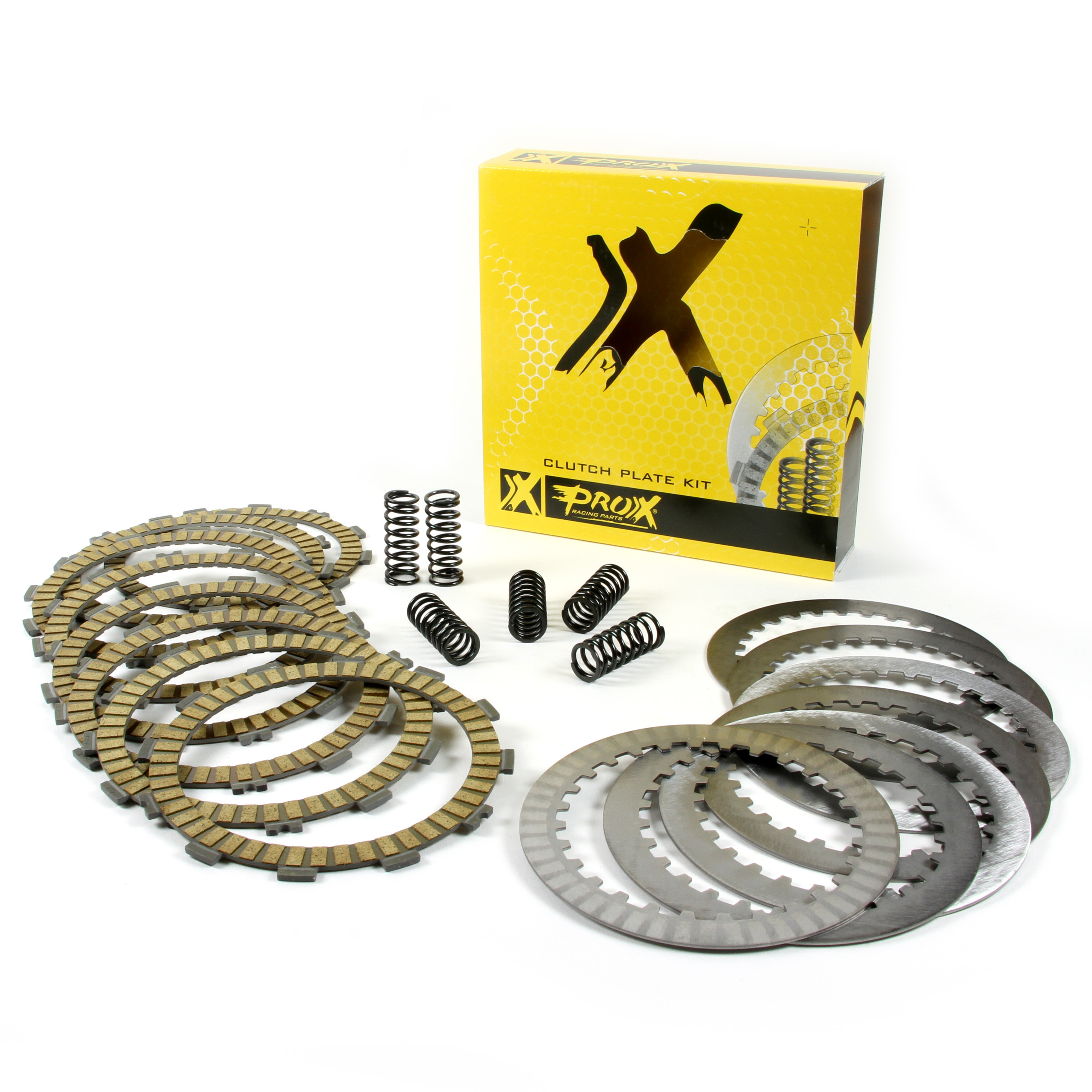 Complete Clutch Plate Set w/Springs - For 02-08 CRF450R & 05-17 CRF450X - Click Image to Close