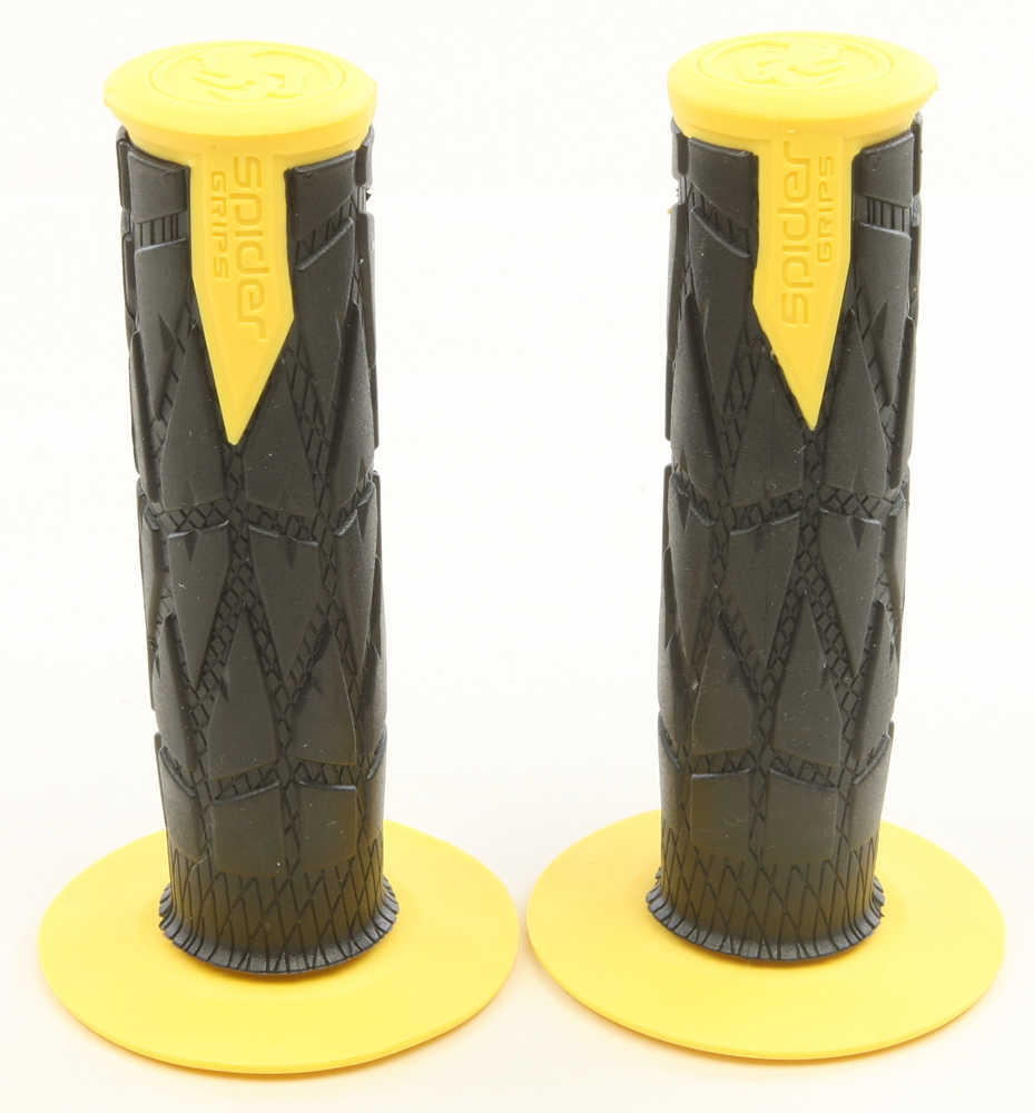 M1 Dual Density 7/8" Off Road Grips - Yellow & Black - Click Image to Close