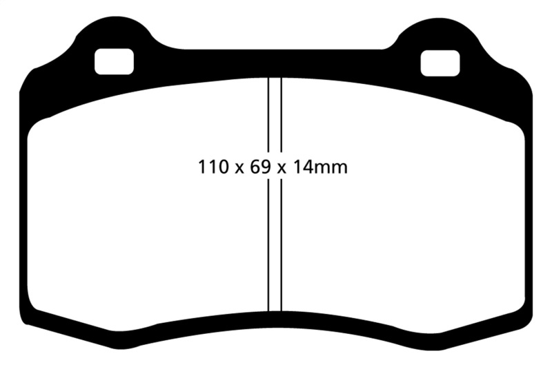 Bluestuff Front Brake Pads - For 96-00 Lotus Esprit Turbo 2.0 Turbo GT3 - Click Image to Close