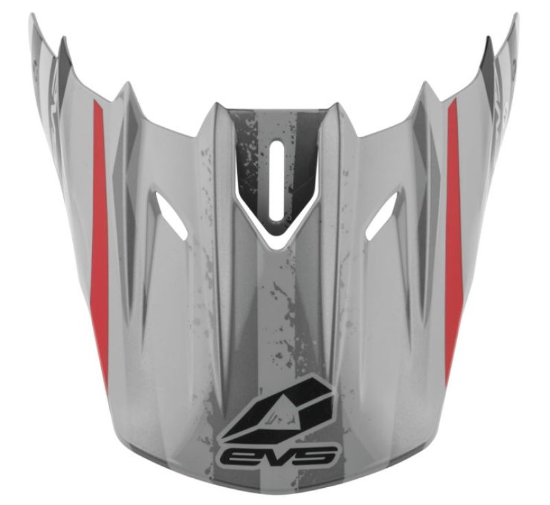 EVS T5 Grappler Helmet Visor - Grey - Click Image to Close