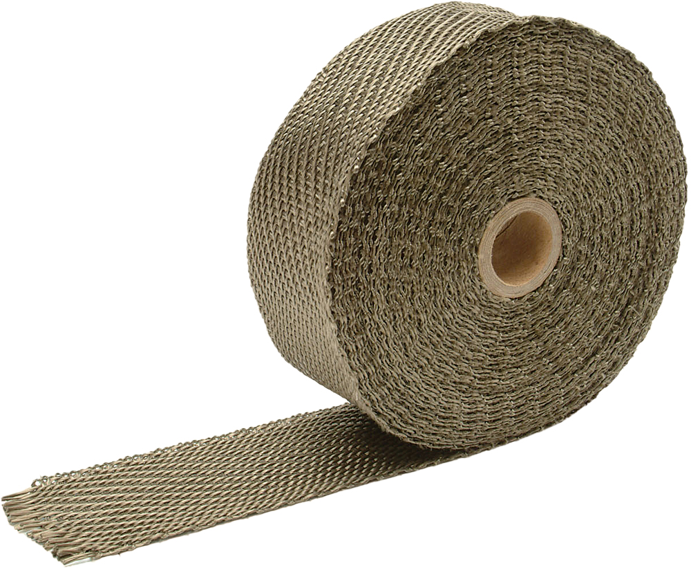 Exhaust Wrap Titanium 2"x50' - Click Image to Close