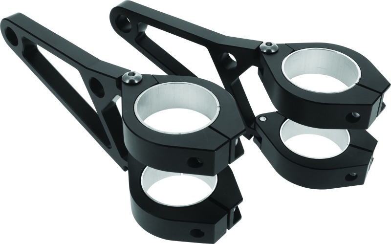 BikeMaster Billet Headlamp Brackets - Click Image to Close