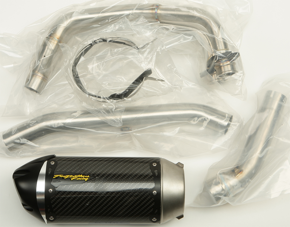 S1R Carbon Fiber Full Exhaust - For 15-24 Yamaha R3 - Click Image to Close