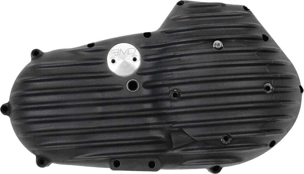 Ribster Primary Cover 5SPD Ribbed - Black - For 91-03 Harley XL XLH - Click Image to Close