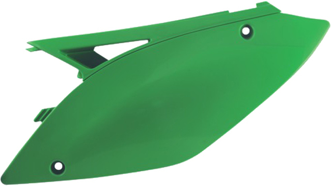 Side Panels - Green - For 09-12 Kawasaki KX250F 09-11 KX450F - Click Image to Close