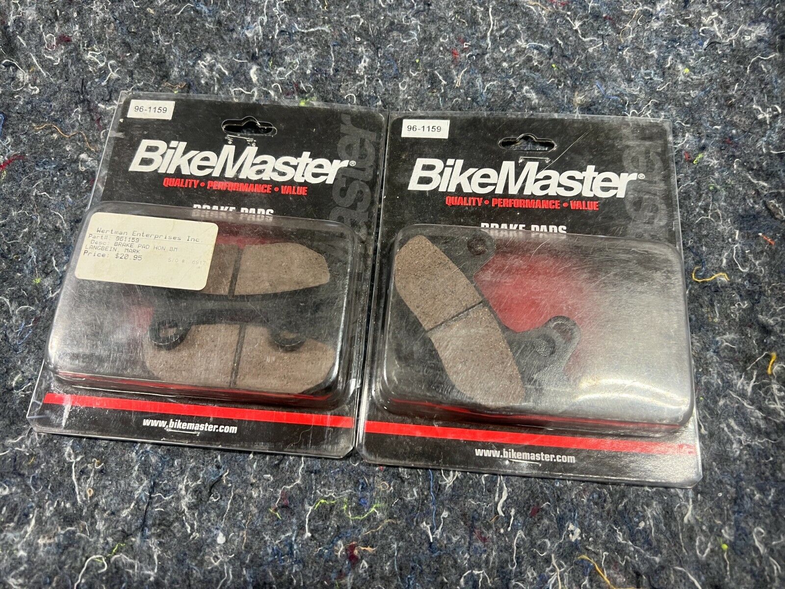 BikeMaster Honda Brake Pads - Click Image to Close