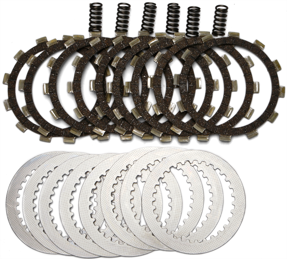 DRC Complete Clutch Kit - Cork CK Plates, Steels, & Springs - For 02-13 Yamaha WR250F - Click Image to Close