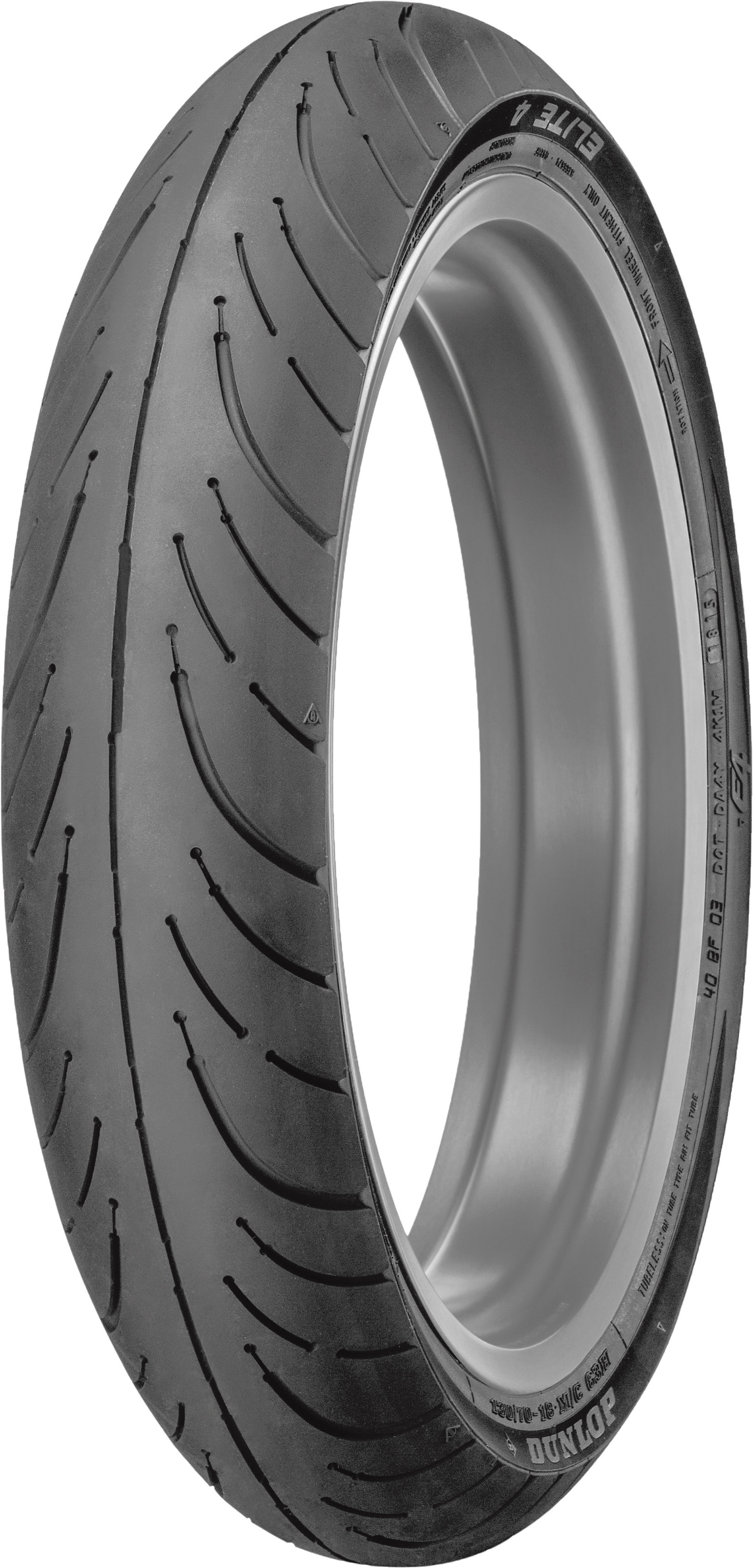 Elite 4 Front Tire 130/70-18 63H Bias TT - Click Image to Close