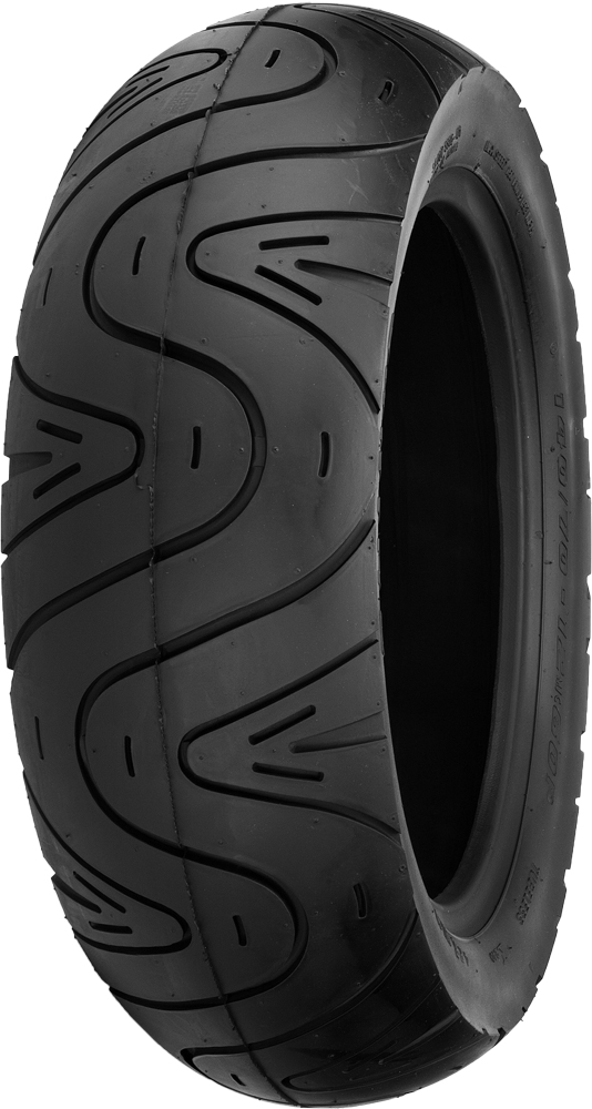 130/90-10 70L Rear Tire - SR007 Scooter - Belted - Click Image to Close