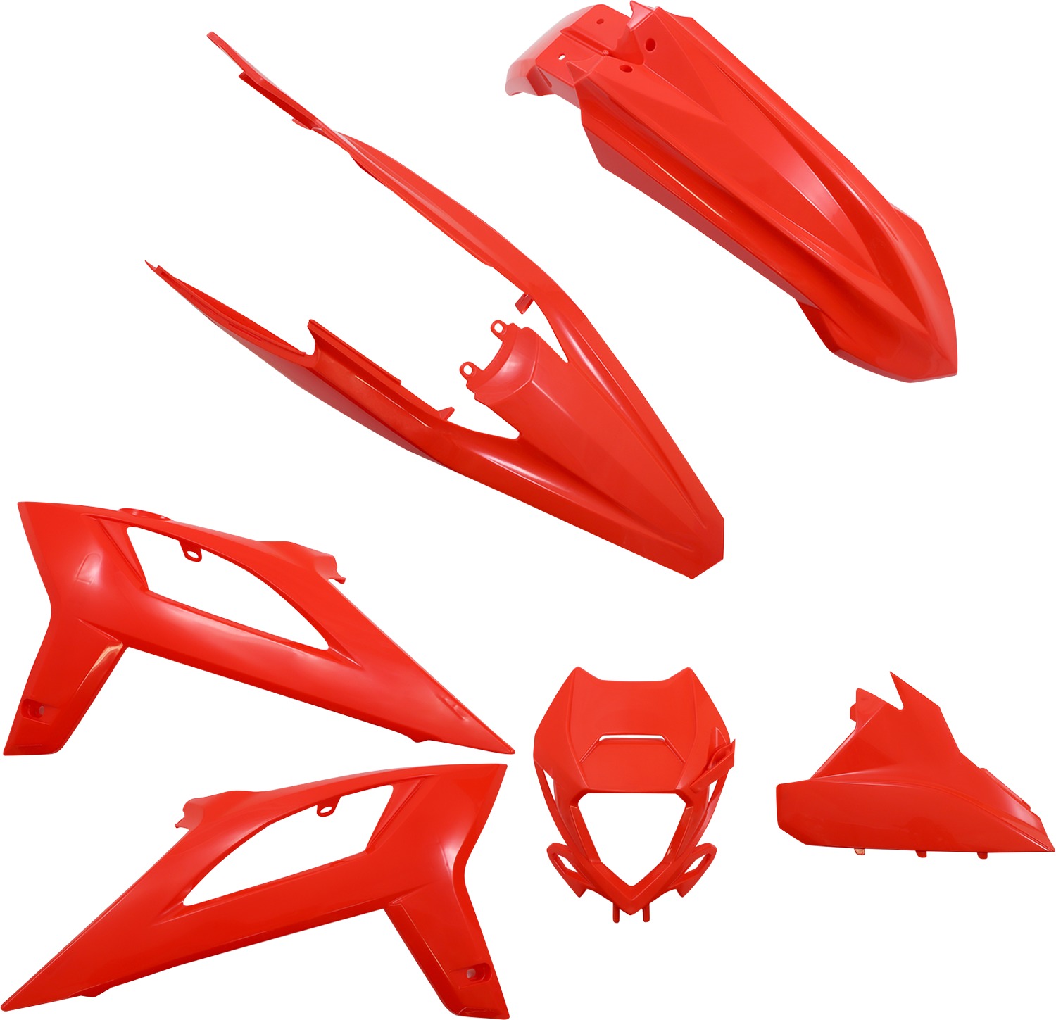 Full Plastic Kit - Red - Fits Many 20-22 Beta 125-500 - Click Image to Close