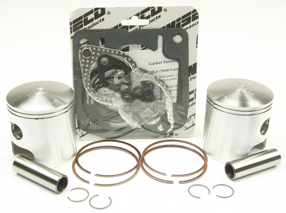 Top End Piston Kit 68.00mm Bore (STD) - For 90-00 Arctic Cat - Click Image to Close