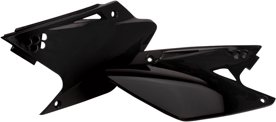 Side Panels - Black - For 06-08 Kawasaki KX250F - Click Image to Close