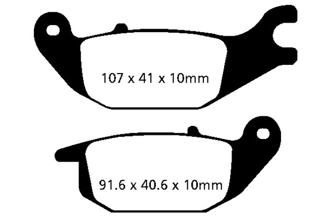 Sintered Double-H Brake Pads - Click Image to Close