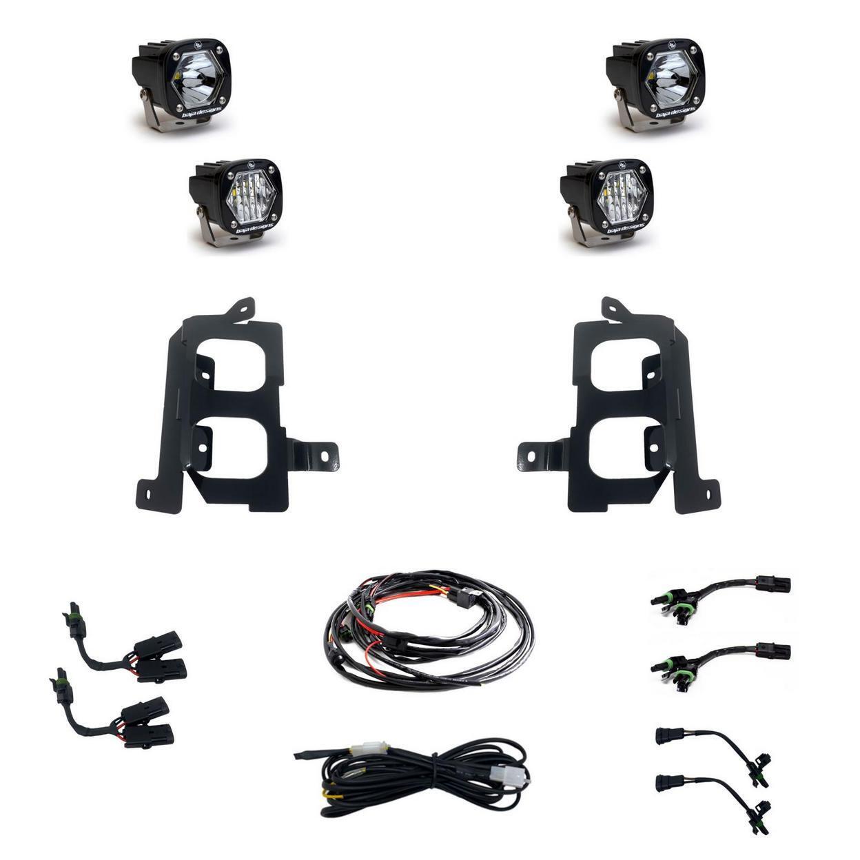 GMC 2020-22 Sierra 2500HD/3500HD S1 Dual Fog Pocket Light Kit - Click Image to Close