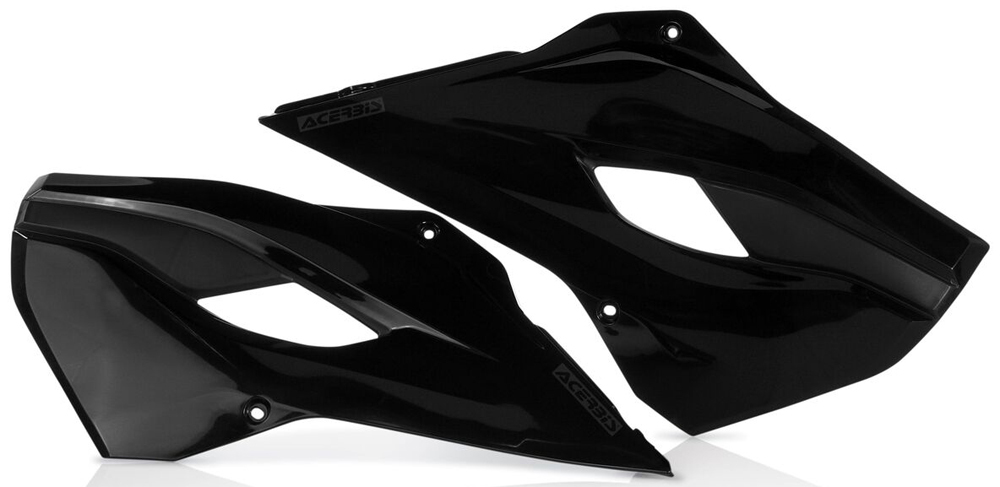 Radiator Shrouds - Black - Click Image to Close