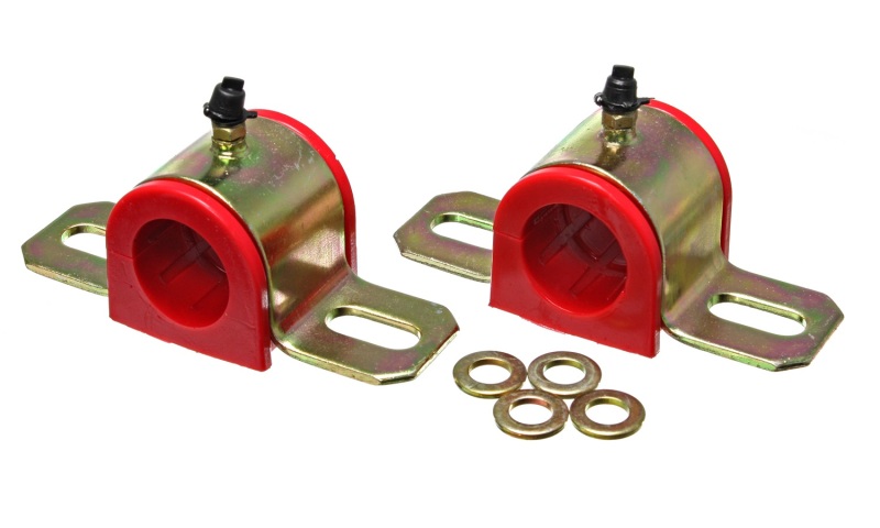 All Non-Spec Vehicle Red Greaseable 1 inch Front Sway Bar Bushings - Click Image to Close