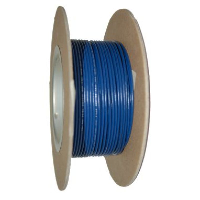 Blue 18 Gauge OEM Color Match Primary Wire - 100' Spool - Click Image to Close