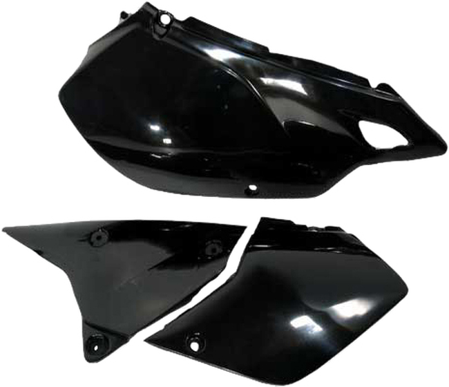 Black Side Panels - For DRZ400 & KLX400 - Click Image to Close