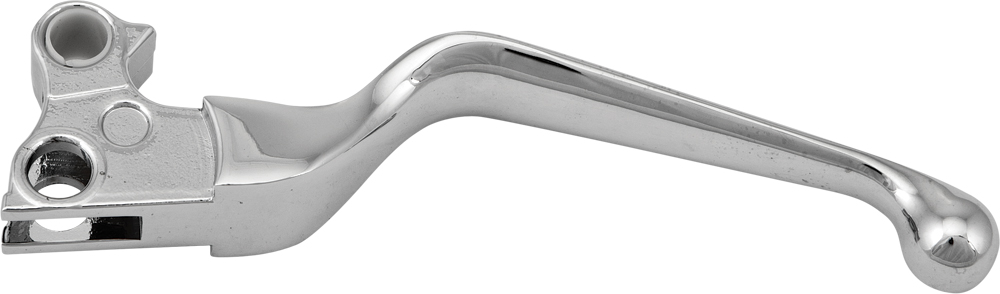 Wide V-Cut Clutch Lever - Chrome - For 96-06 BT, 07-13 Dyna/Softail, 96-03 XL - Click Image to Close