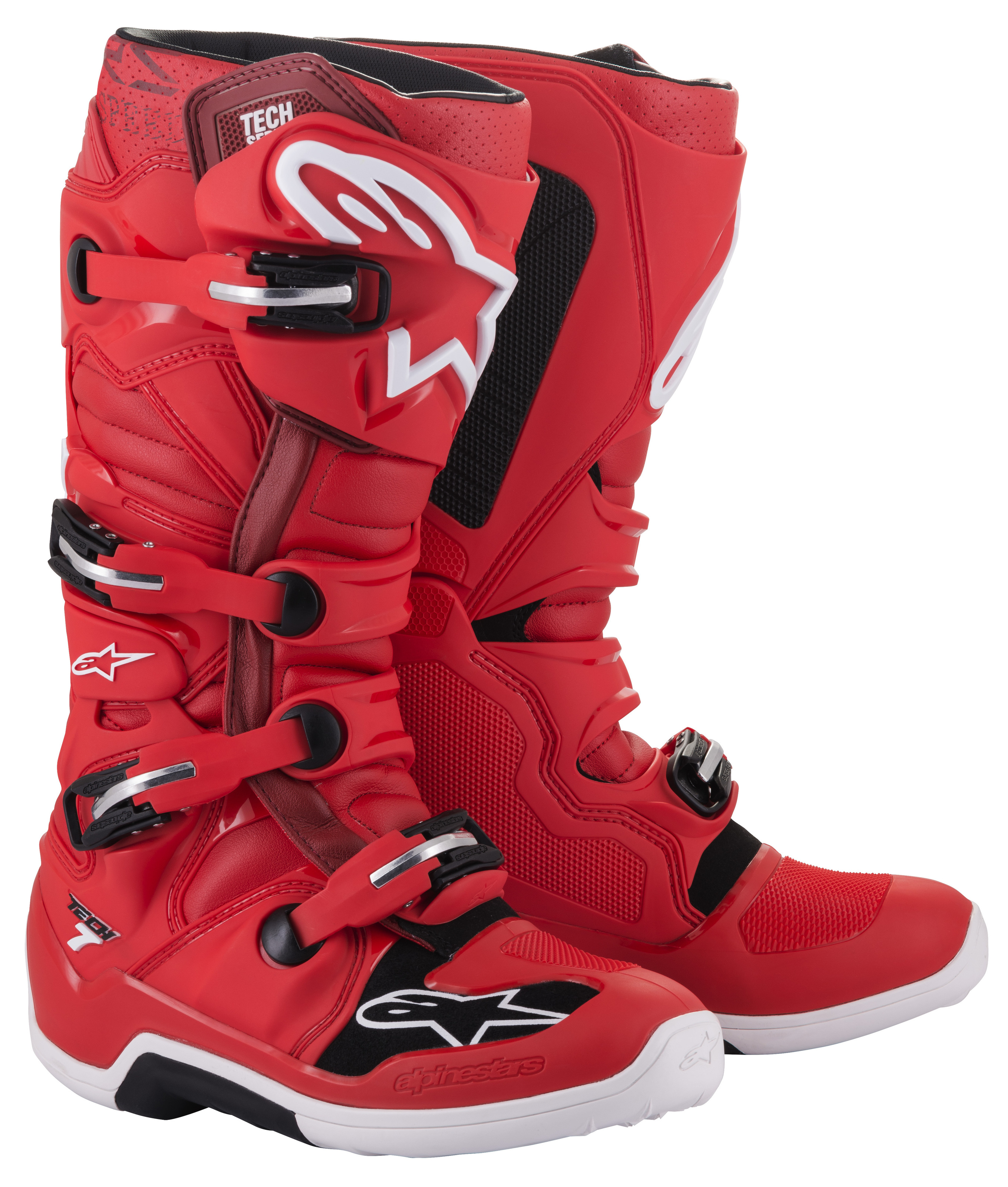 Tech 7 Boots Red SZ 14 - Click Image to Close