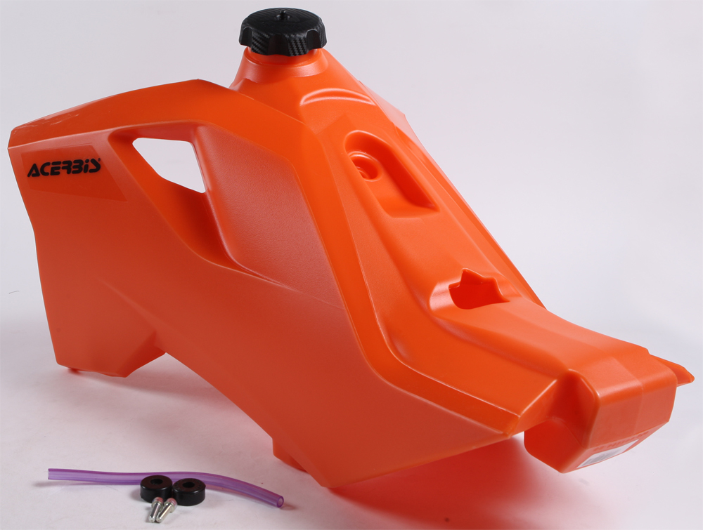 Large Capacity Fuel Tank Orange 3.4 Gal - Click Image to Close