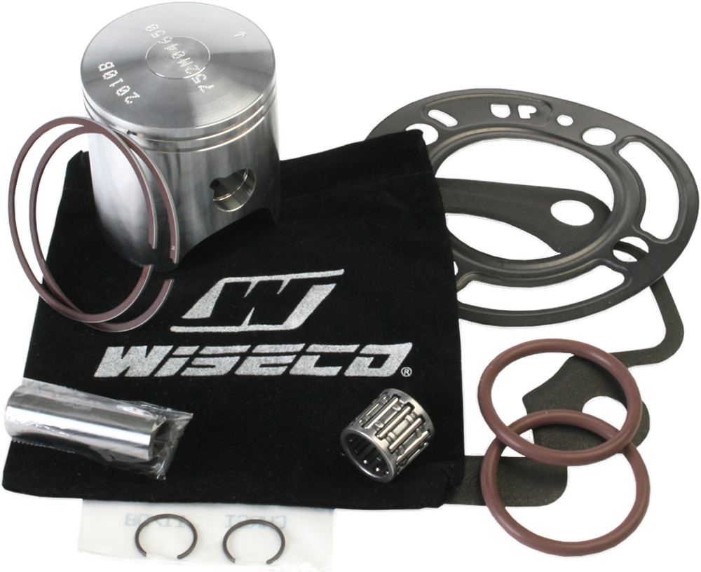 Top End Piston Kit 46.50mm Bore (+2.00mm) - For 00-20 Kawasaki KX65 Suzuki RM65 - Click Image to Close