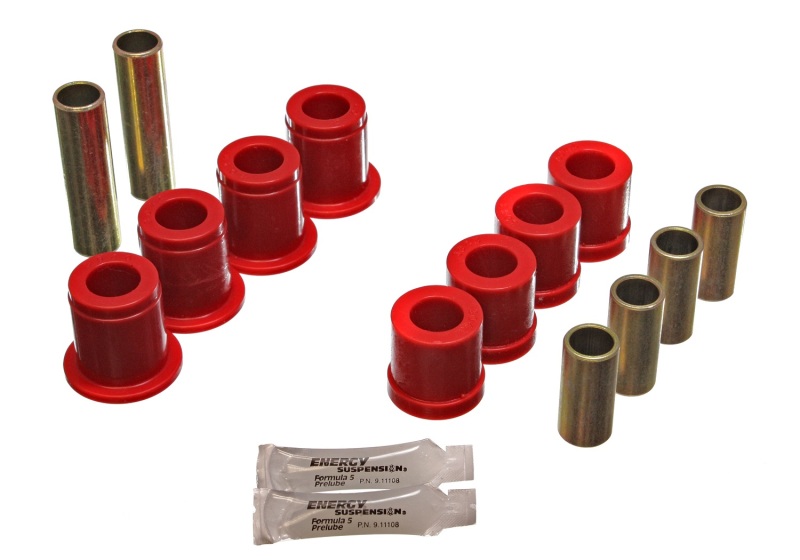 Red Front Control Arm Bushing Set - For 87-95 Nissan Pathfinder 2WD/4WD - Click Image to Close