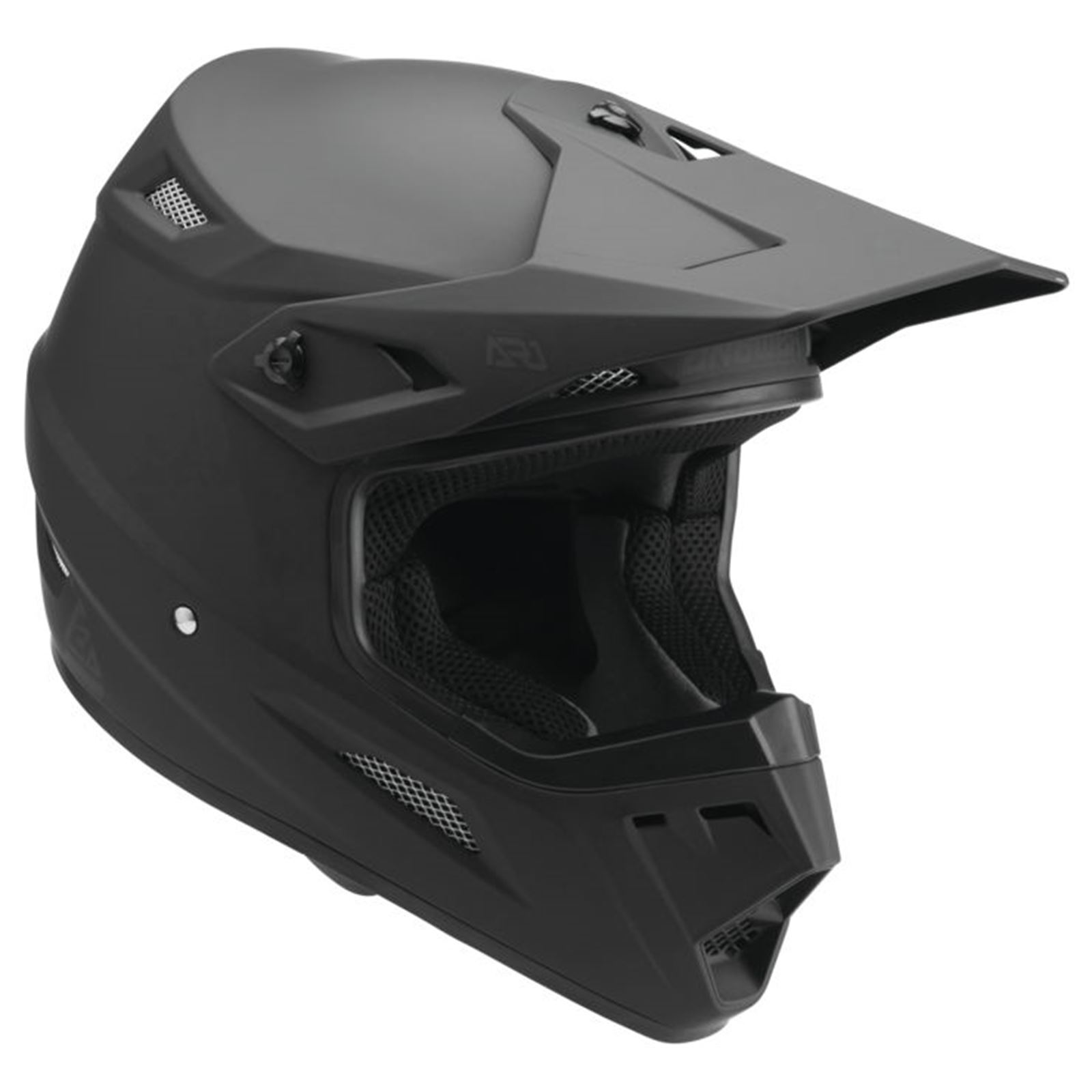 AR1 Solid Helmet Matte Black Youth - Medium - Click Image to Close