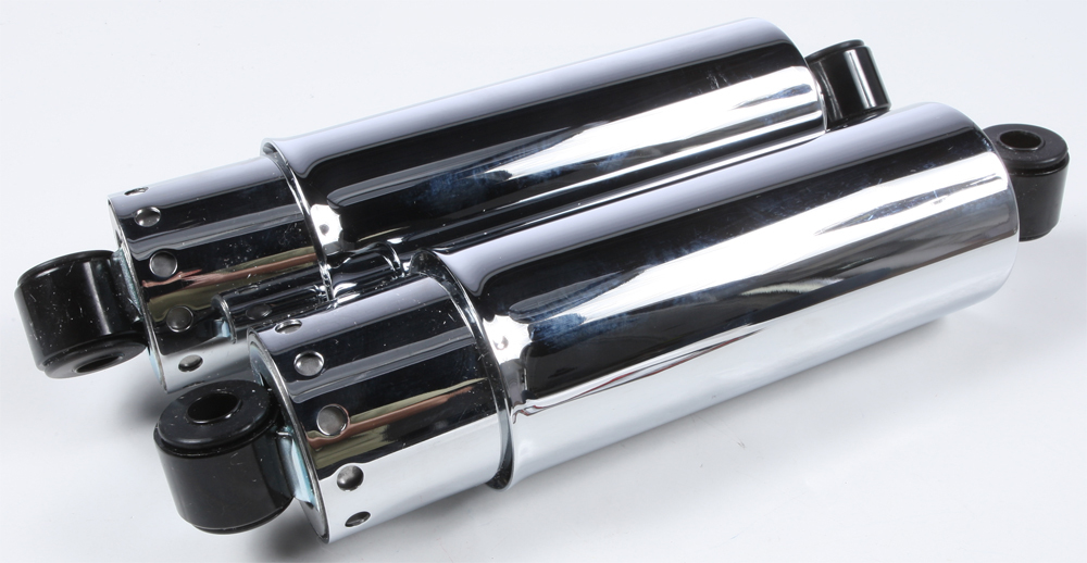 4-Speed Shocks W/Full Cover - Chrome 11" - For 80-86 HD Touring Dyna - Click Image to Close