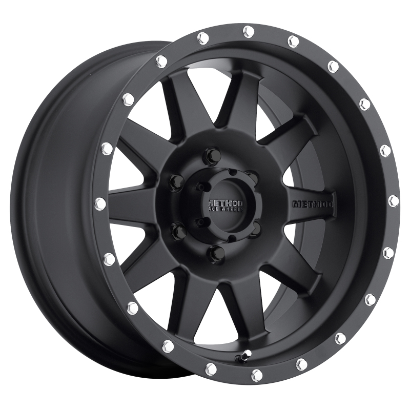 MR301 The Standard 17x8.5 +25mm Offset 6x5.5 108mm CB Matte Black Wheel - Click Image to Close