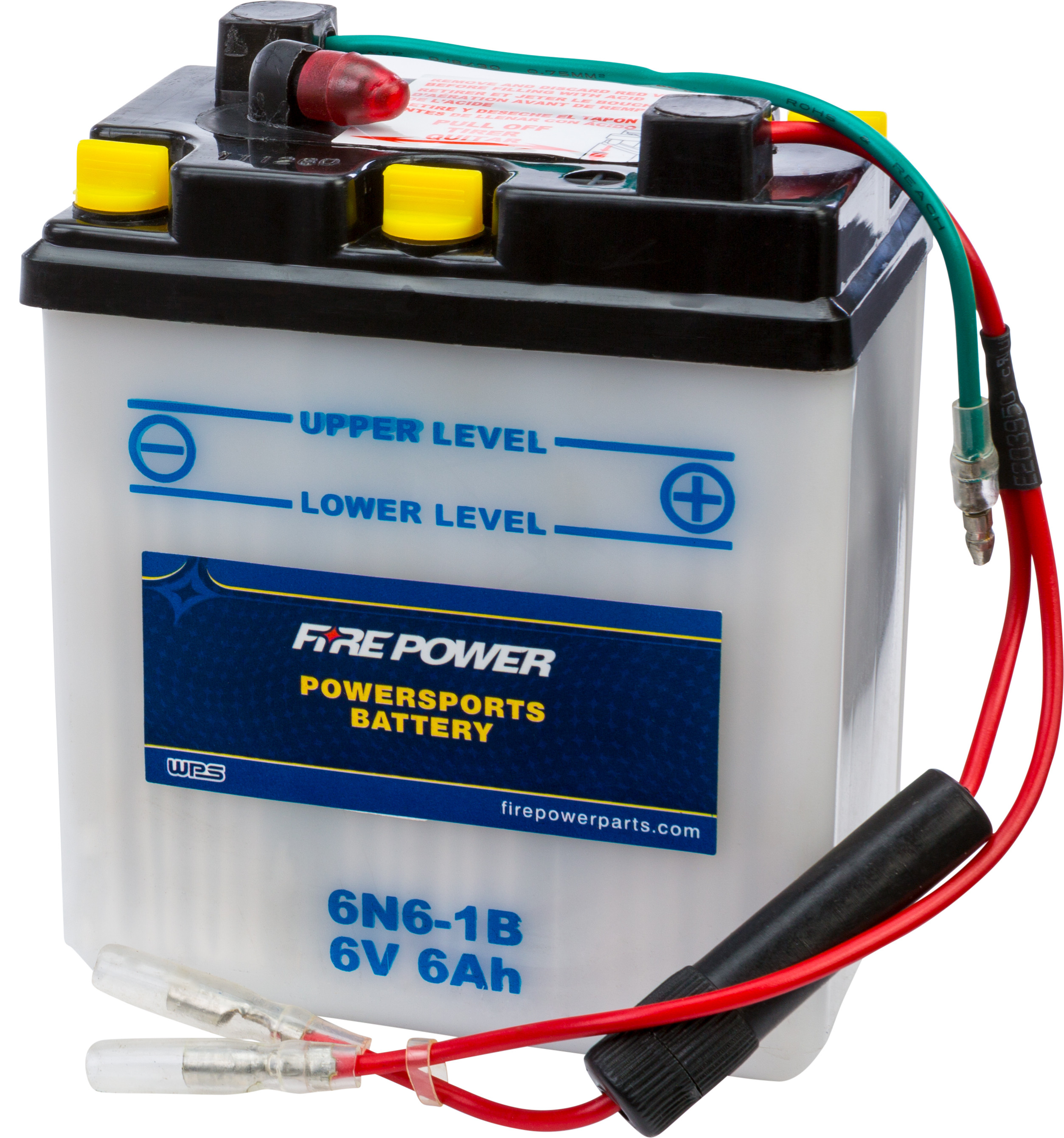 6V Standard Battery - Replaces 6N6-1B - Click Image to Close