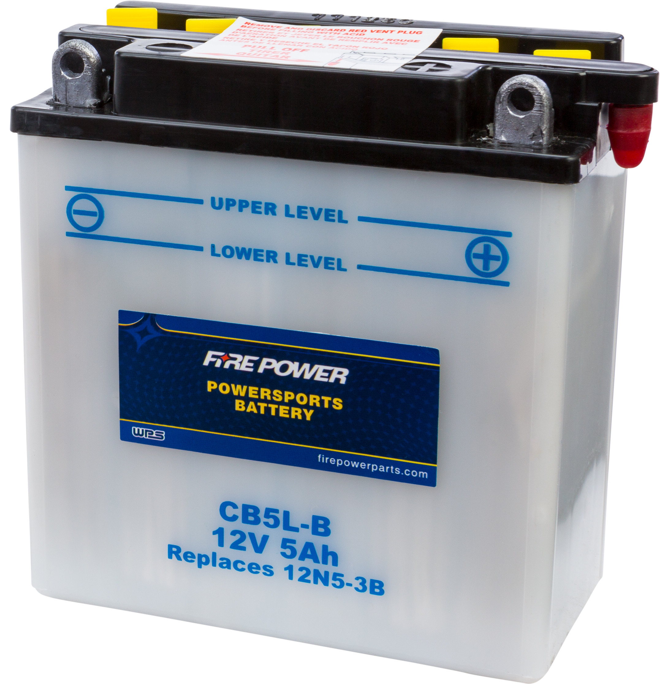 12V Heavy Duty Battery - Replaces YB5L-B - Click Image to Close