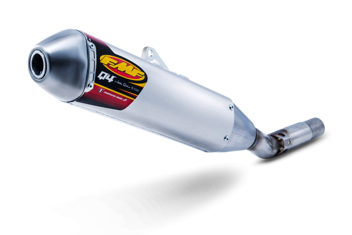 Q4 Hex Slip On Exhaust - For 04-14 Honda TRX450R - Click Image to Close