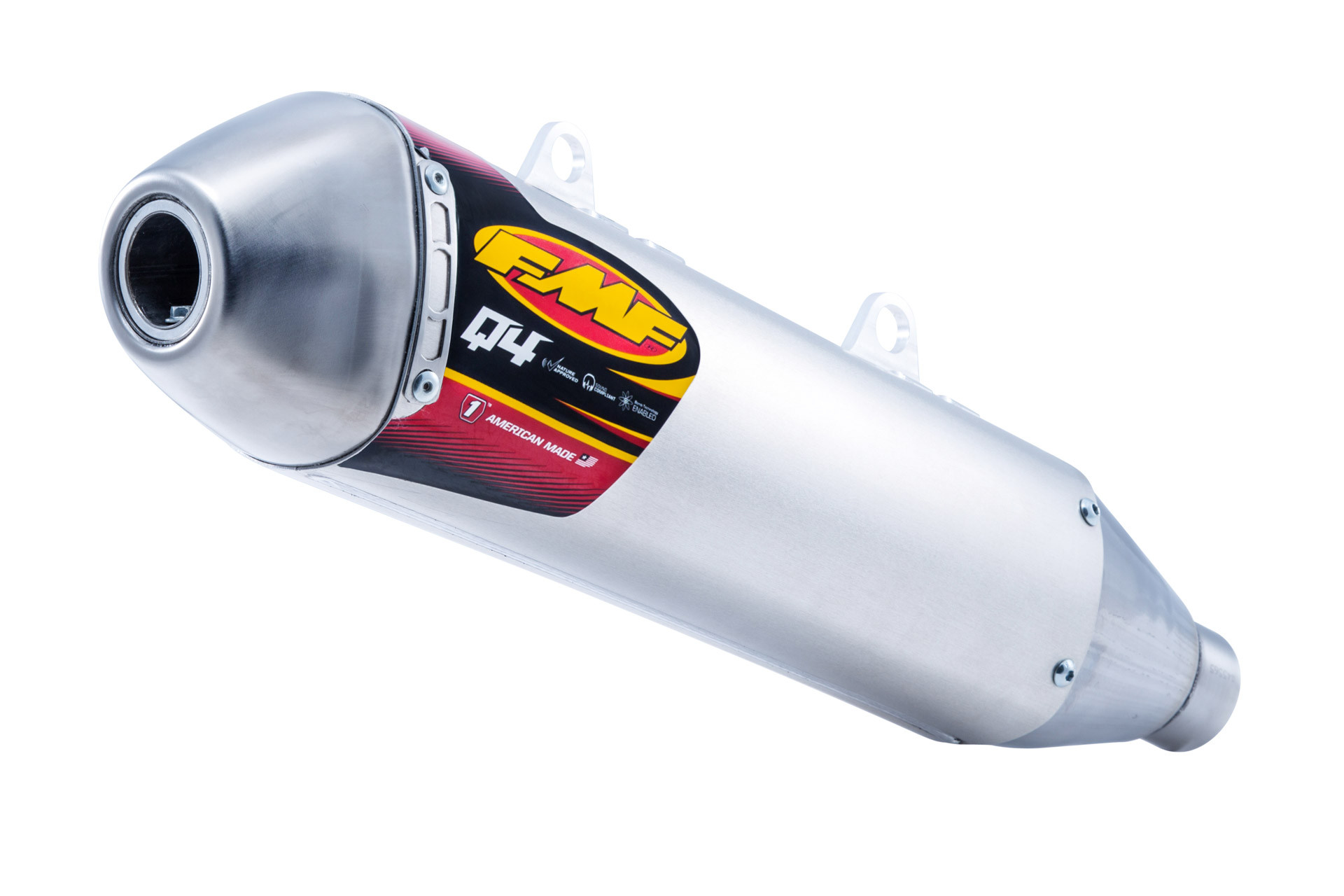 Q4 Hex Slip On Exhaust - For 12-16 KTM 350 EXCF, 500 EXC/F - Click Image to Close