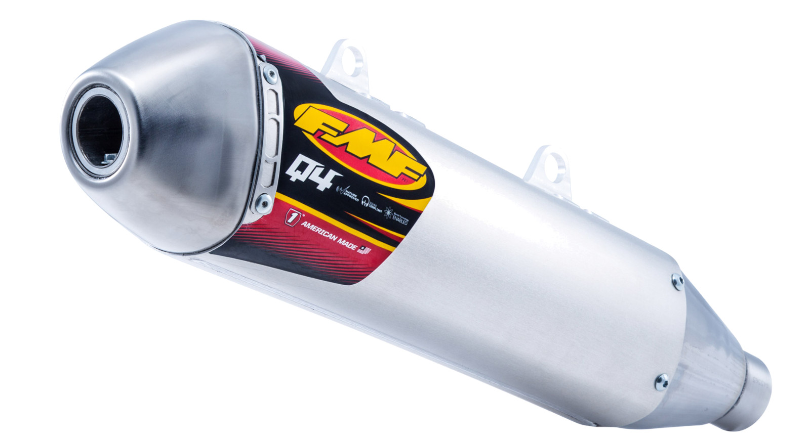 Q4 Hex Aluminum Slip On Exhaust - KTM & Husqvarna 250-501 4 Stroke - Click Image to Close