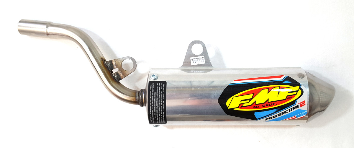 PowerCore 2 Slip On Silencer Exhaust - For Kawasaki KX80 KX85 KX100 - Click Image to Close