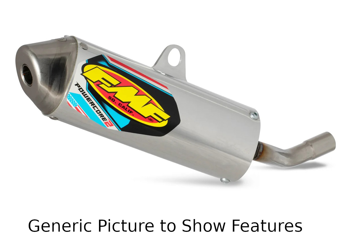 PowerCore Slip On Exhaust Silencer - For 87-88 Honda CR500R - Click Image to Close