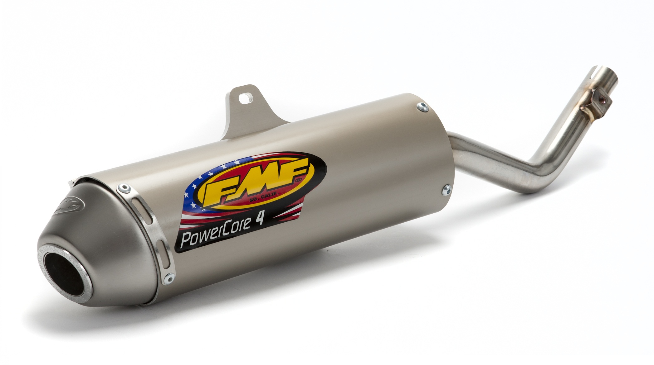 PowerCore 4 Slip On Exhaust Muffler Natural - For 03-20 DRZ125/L 03-06 KLX125 - Click Image to Close