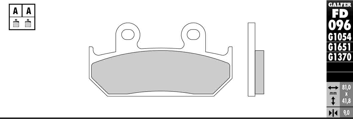 HH Sintered Compound Brake Pads - Front Pads - Click Image to Close