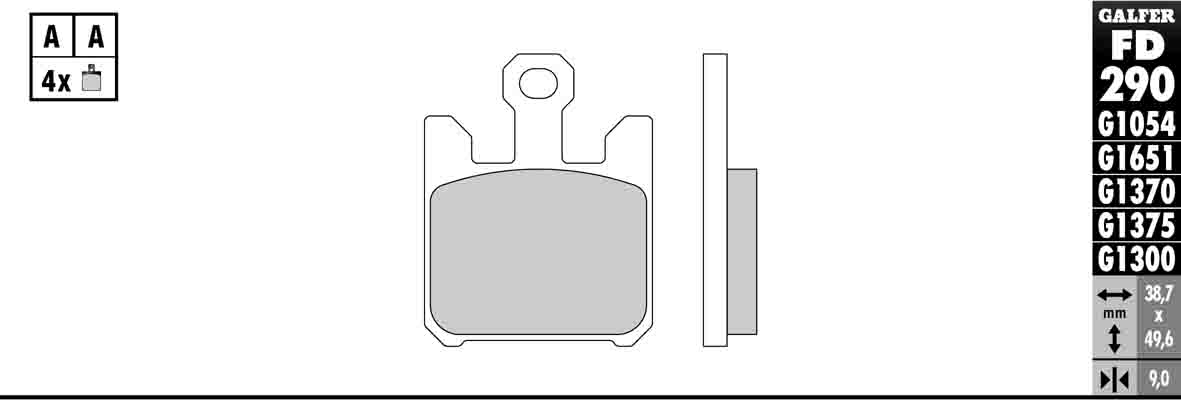 Ceramic Race Compound Brake Pads - Front Pads - Click Image to Close