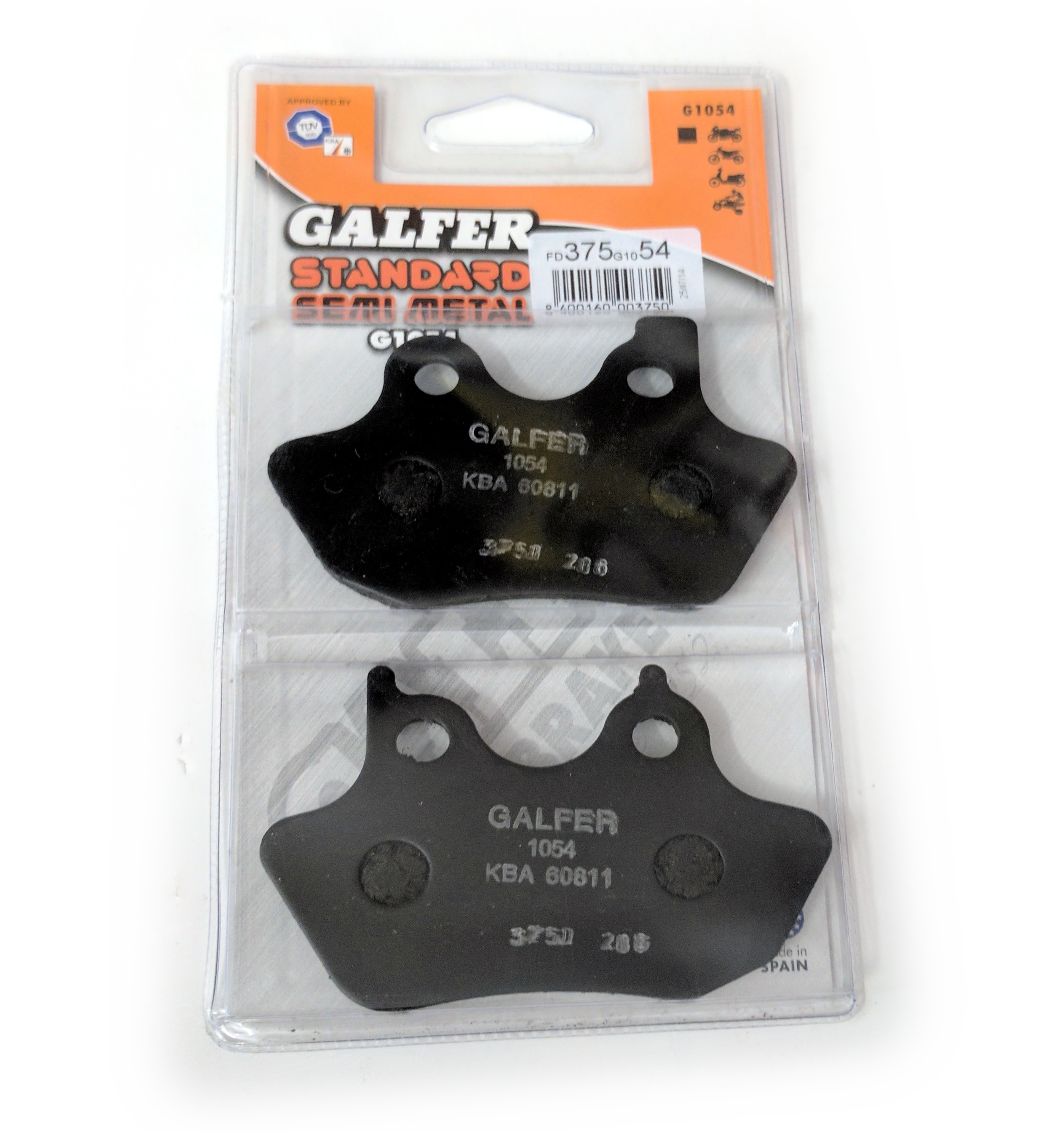 Semi-Metallic Compound Brake Pads - Front Pads - Click Image to Close