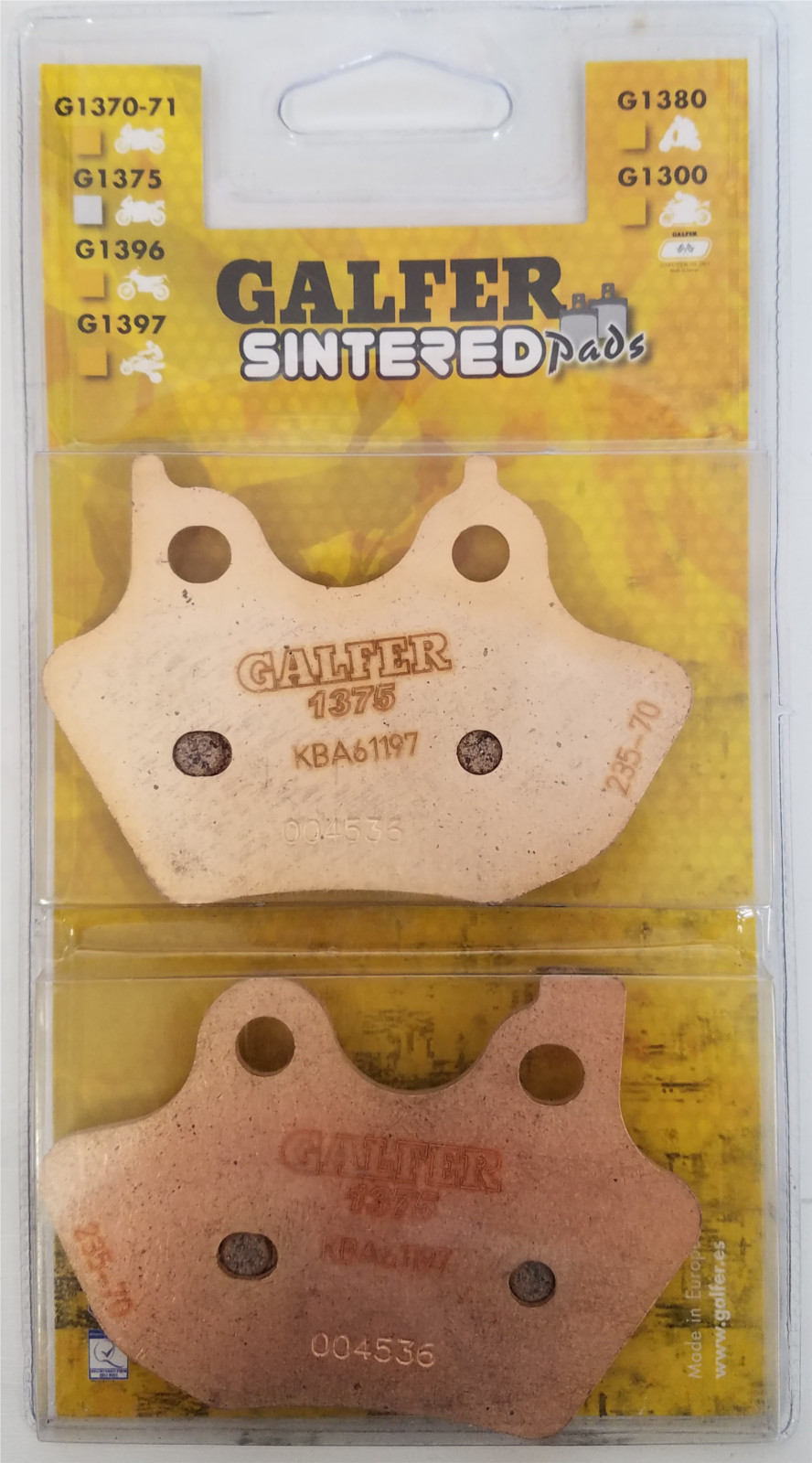 HH Sintered 1370 Brake Pads - Click Image to Close