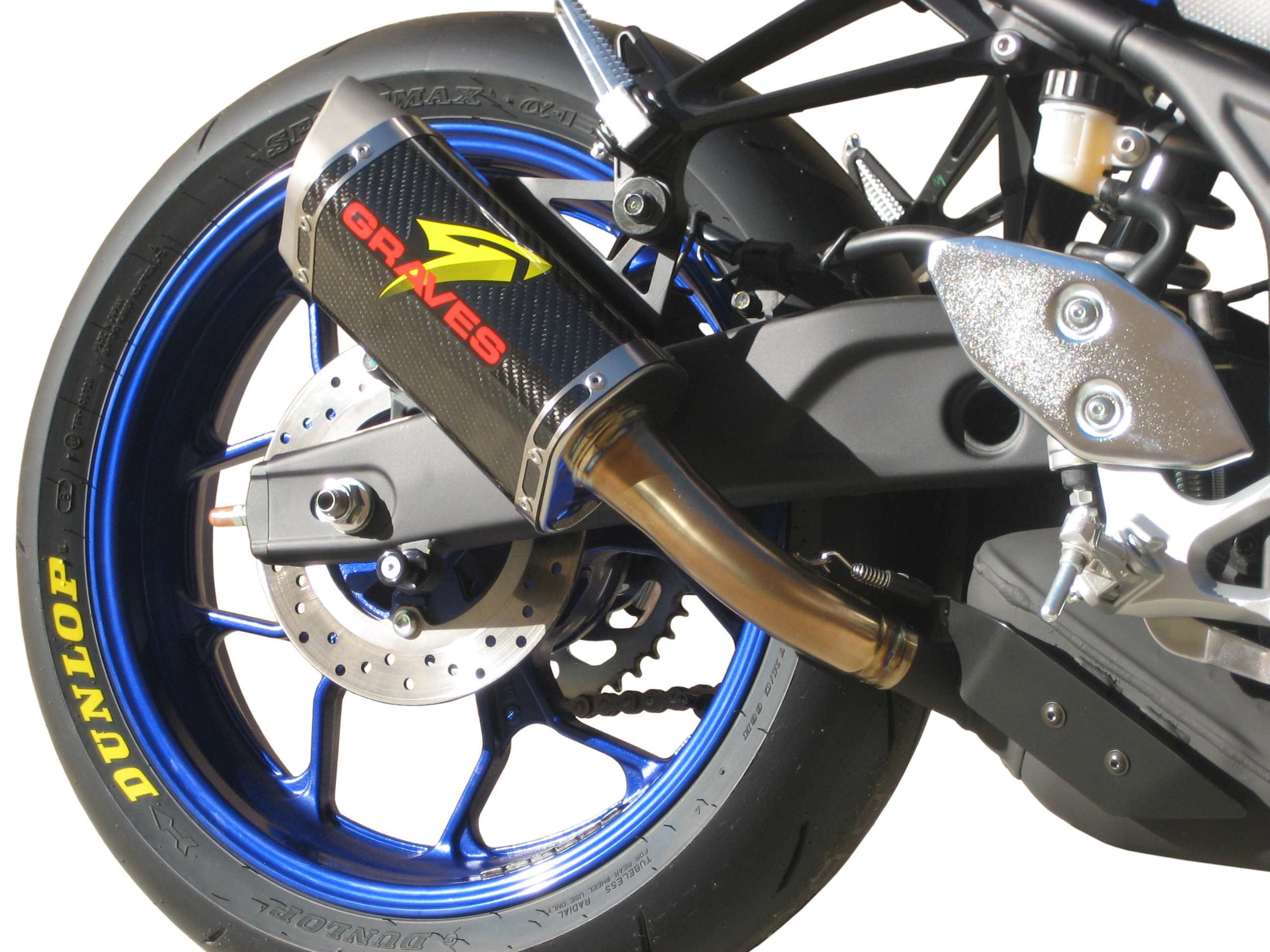 Carbon Fiber Slip On Exhaust - For 15-24 Yamaha YZF R3 - Click Image to Close