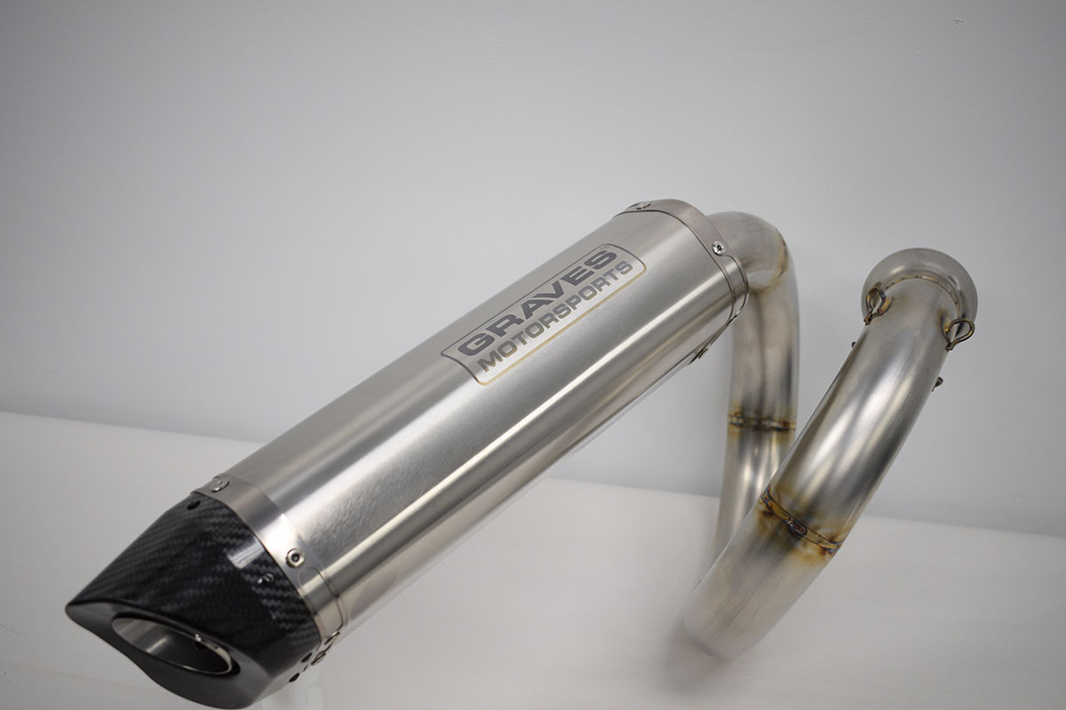 Stainles Steel Slip On Exhaust - For 17+ Maverick X3 - Click Image to Close