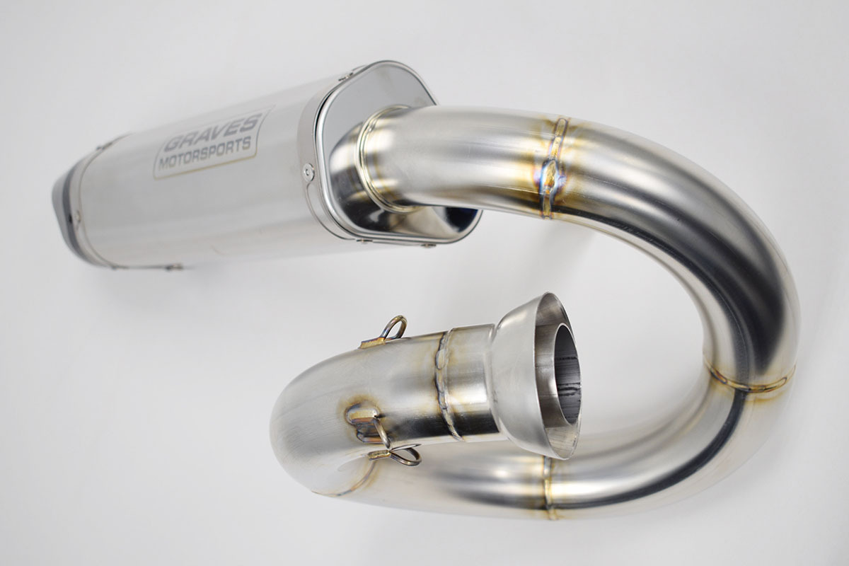Stainles Steel Slip On Exhaust - For 17+ Maverick X3 - Click Image to Close