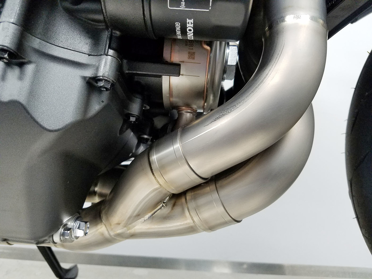 Titanium Full Exhaust System - For 17-20 Honda CBR1000RR/SP1/SP2 - Click Image to Close